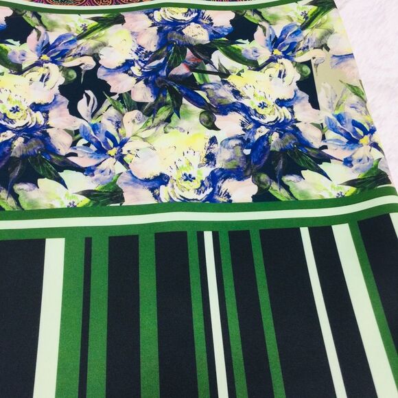 Clover Canyon Pencil Skirt Floral Striped - Picture 3 of 7